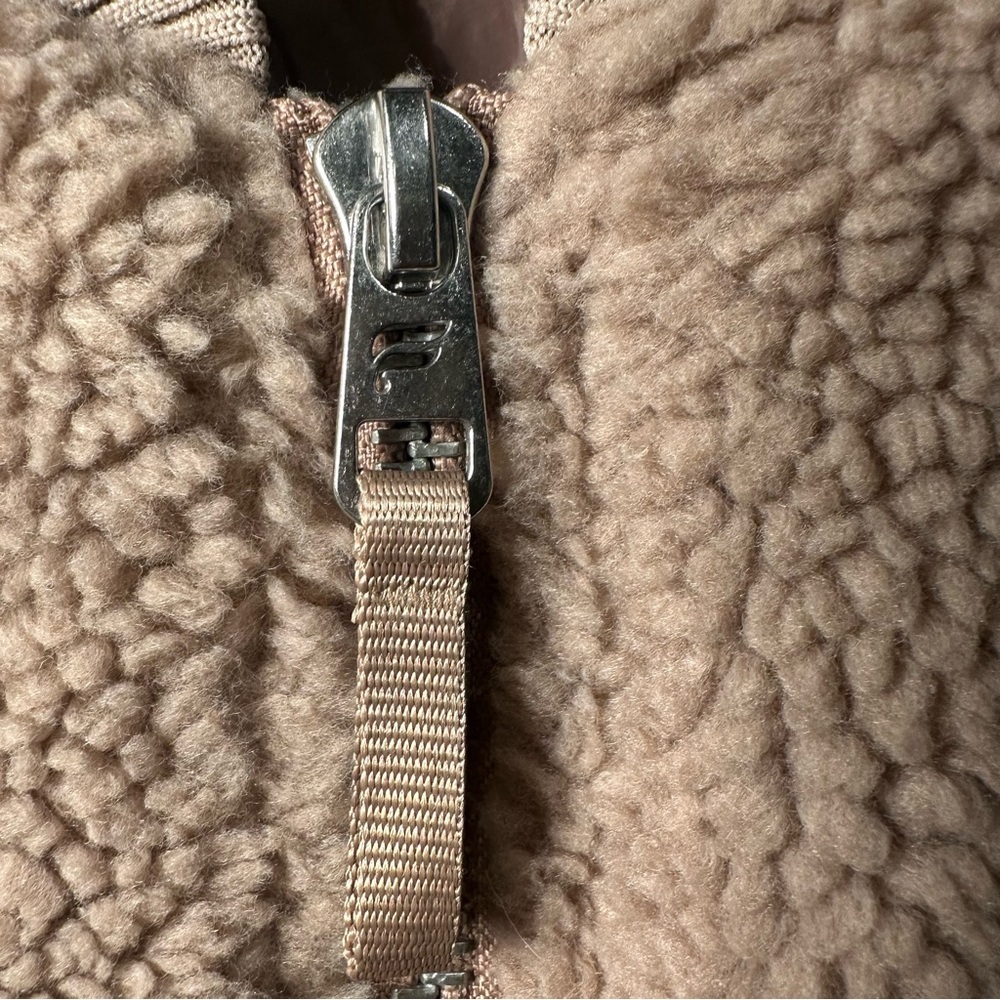 Fabletics Beige Oversized Bomber Jacket - Picture 3 of 6